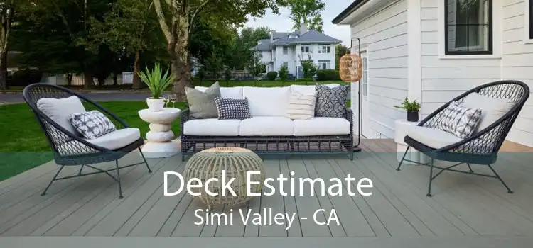 Deck Estimate Simi Valley - CA