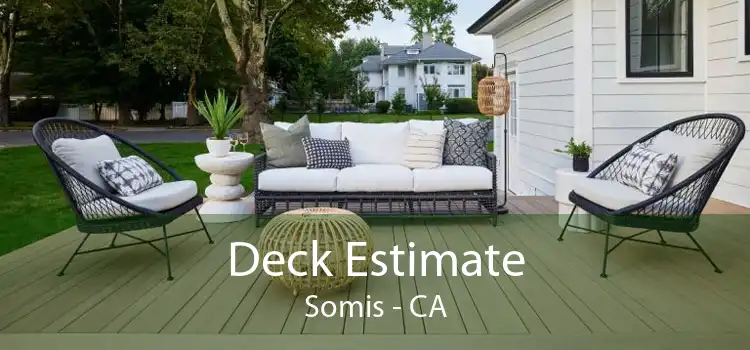 Deck Estimate Somis - CA