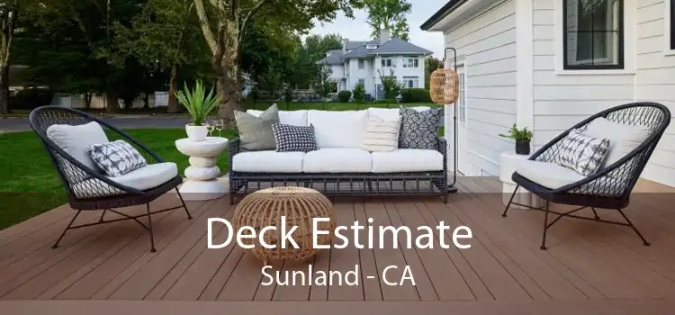 Deck Estimate Sunland - CA