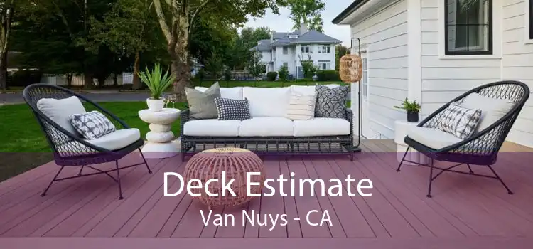 Deck Estimate Van Nuys - CA