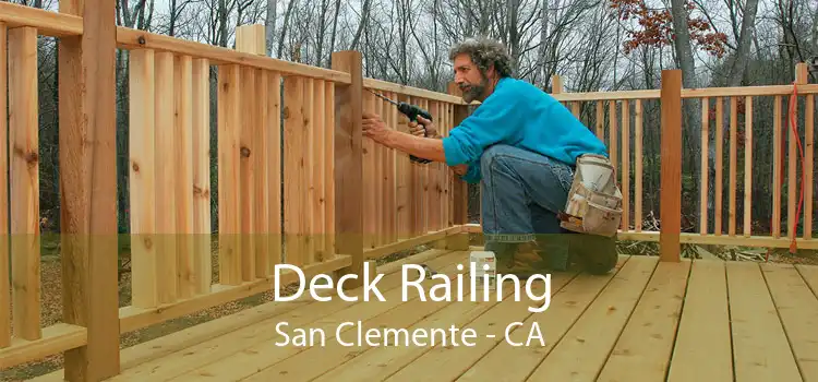 Deck Railing San Clemente - CA